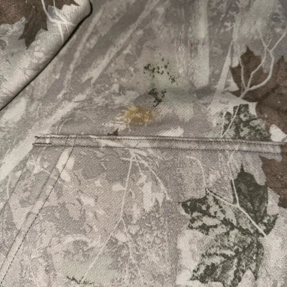 Abercrombie & Fitch Leaf Print Hoodie - Gray and Brown - Picture 2 of 3